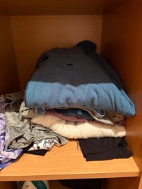 Nice tidy my clothes was mess..lol