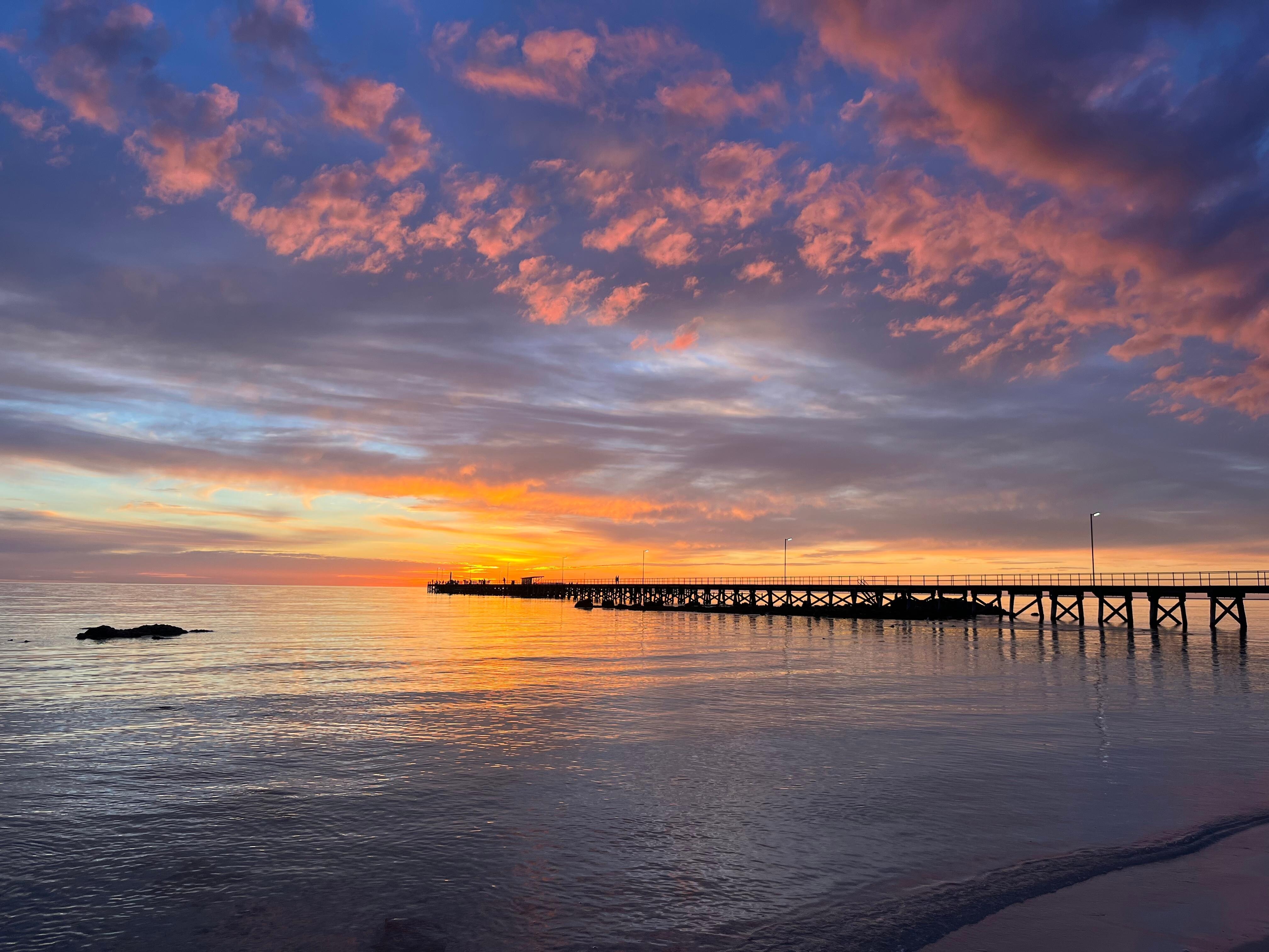 Saturday night sunset 