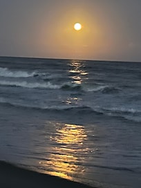Full moon shining on the water!