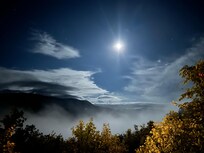 Night on the balcony