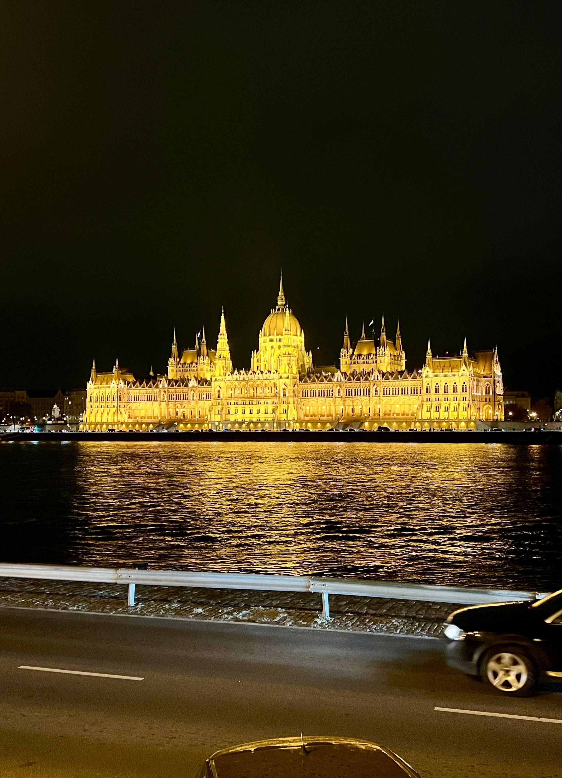 Ausblick vom Eingang des Hotels