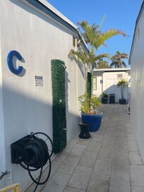 Outside
