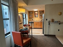 So deluxe with the cozy kitchen I felt so at home I could LIVE here