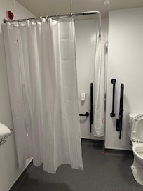 We inadvertently booked accessible rooms but it was equipped like a hospital.