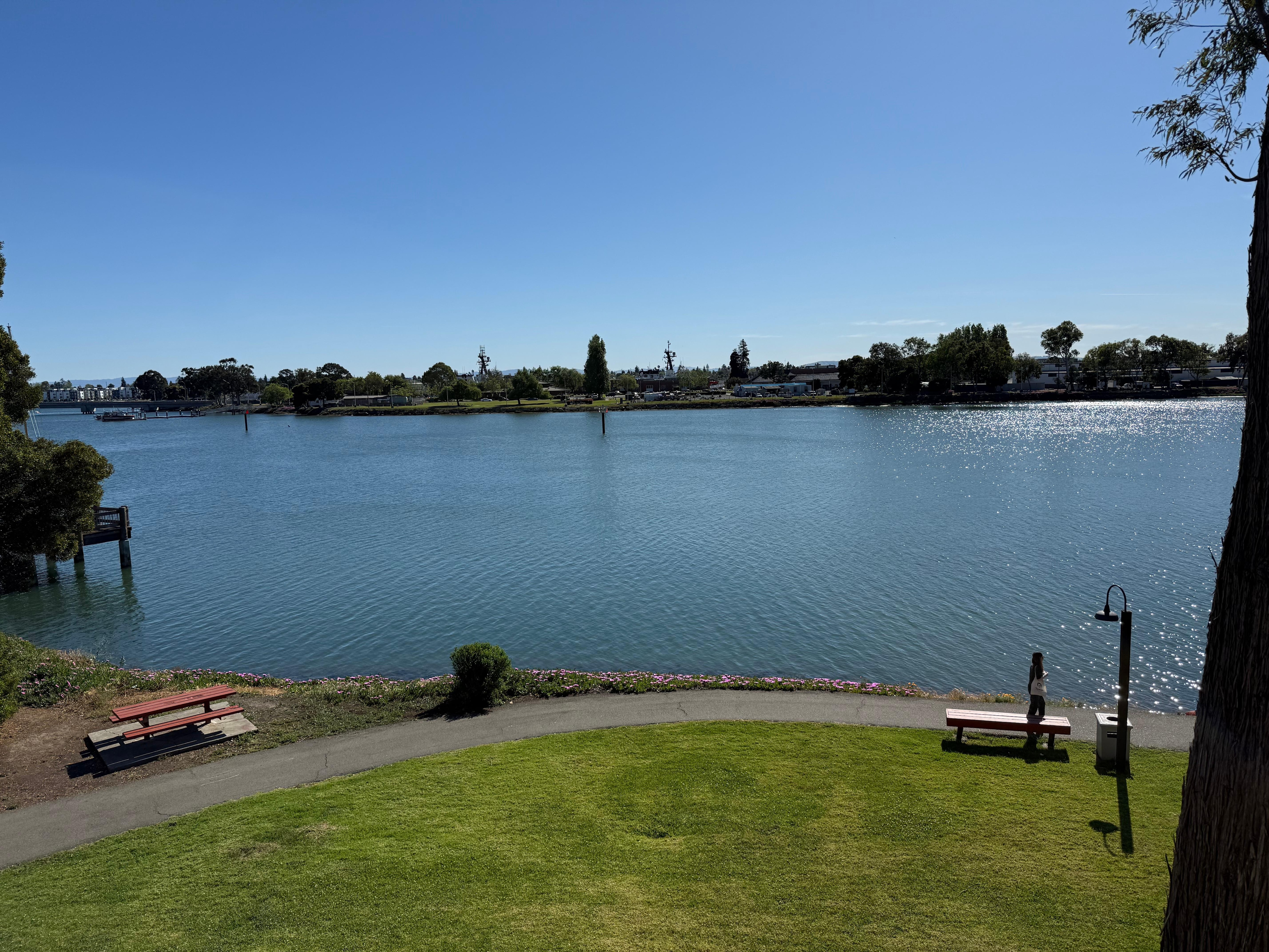 This was the waterfront view from my room
