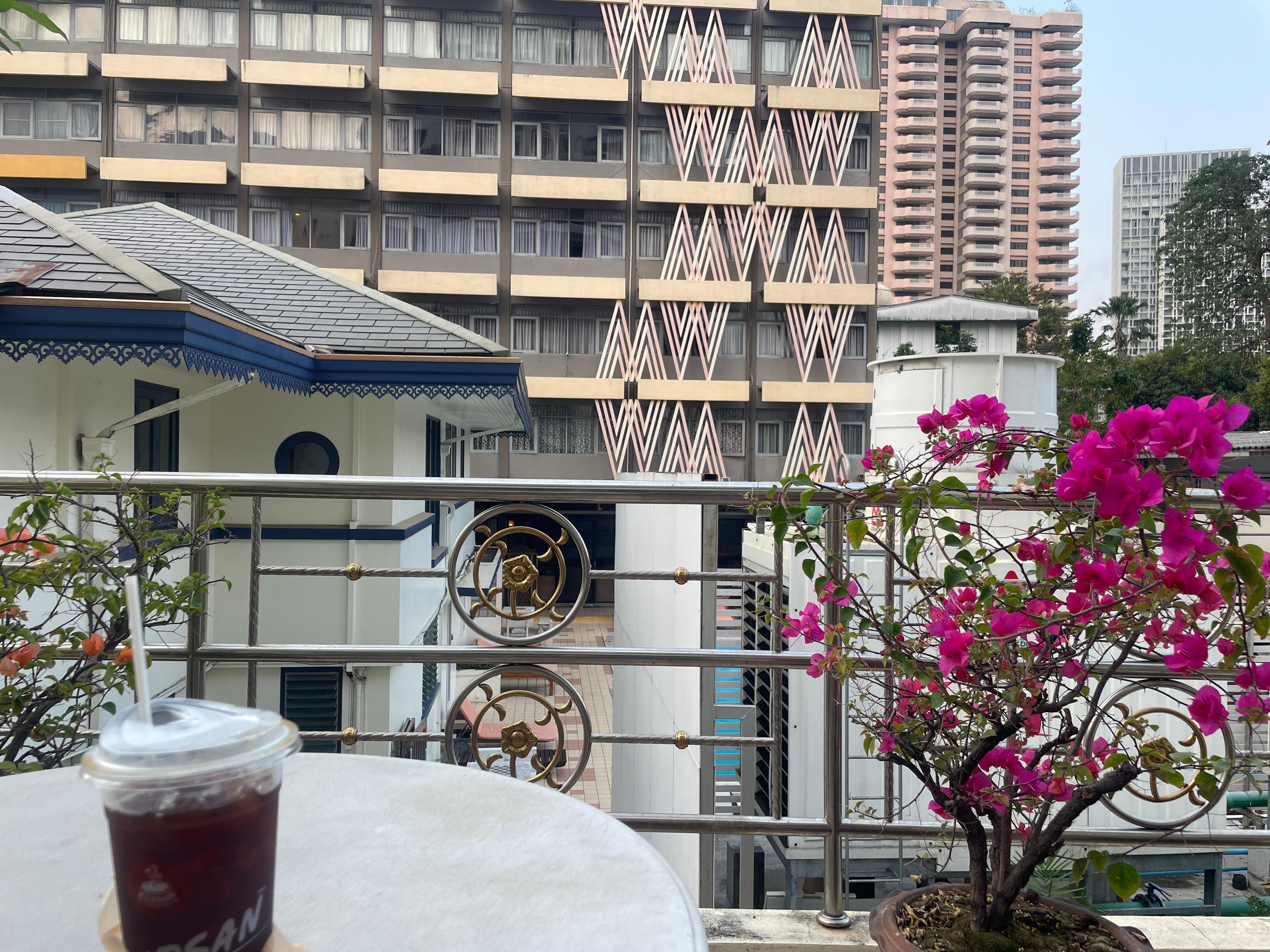 View from the balcony 