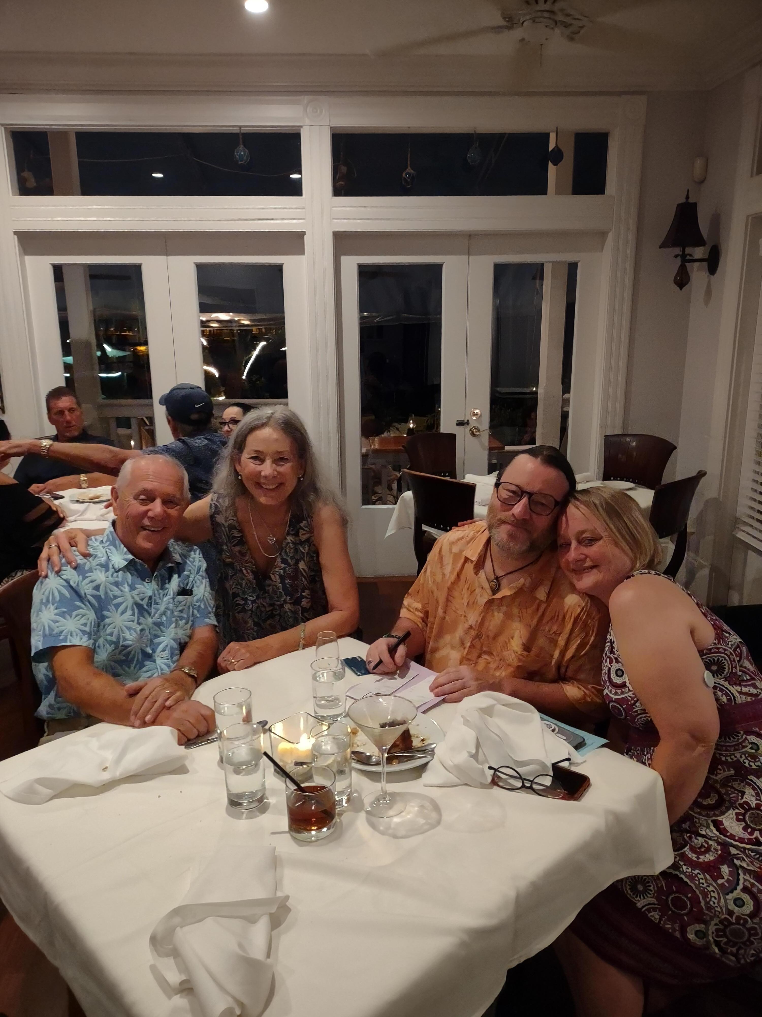 Dining at Louie's Backyard 