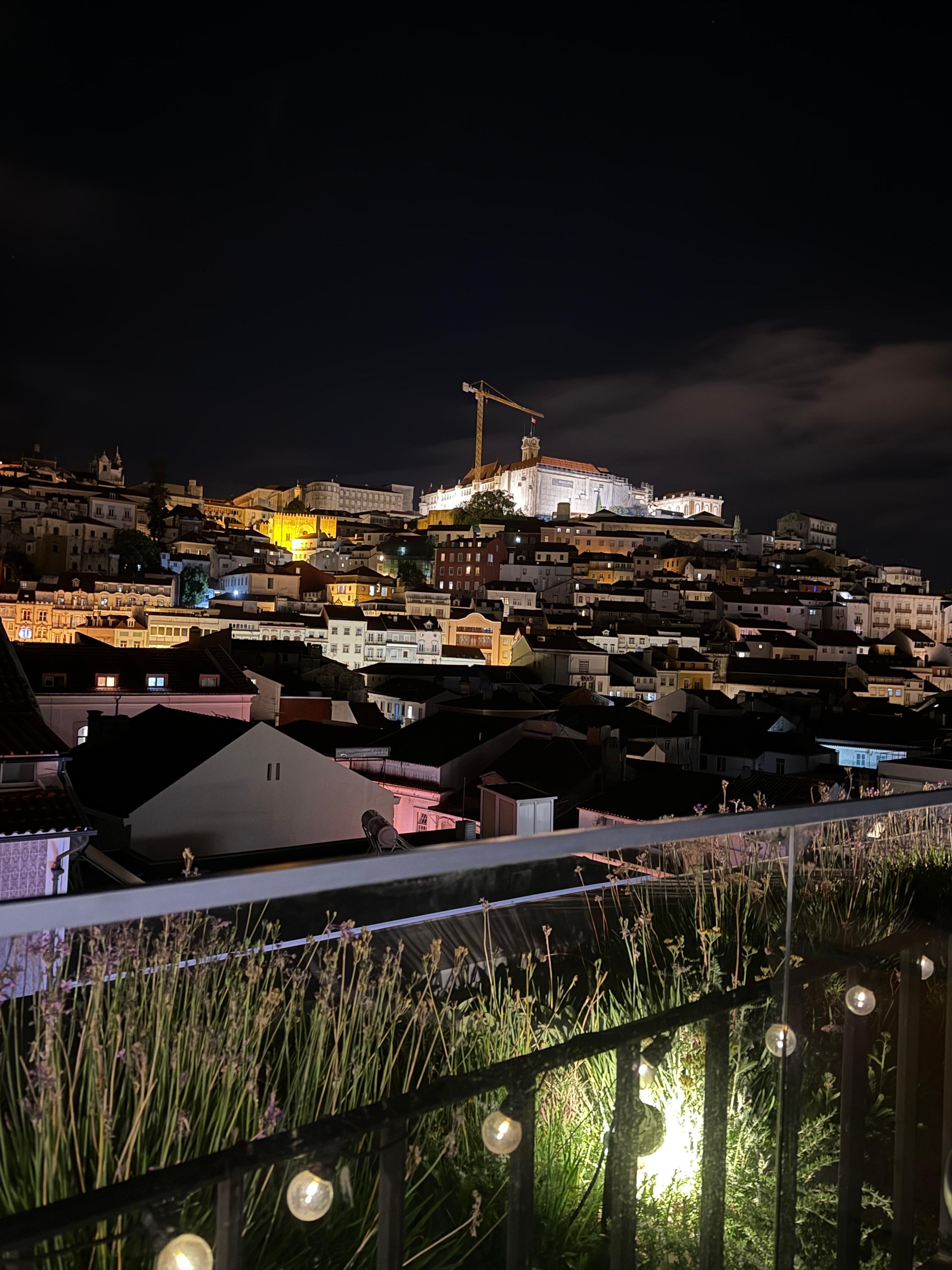 Night view from rooftop 