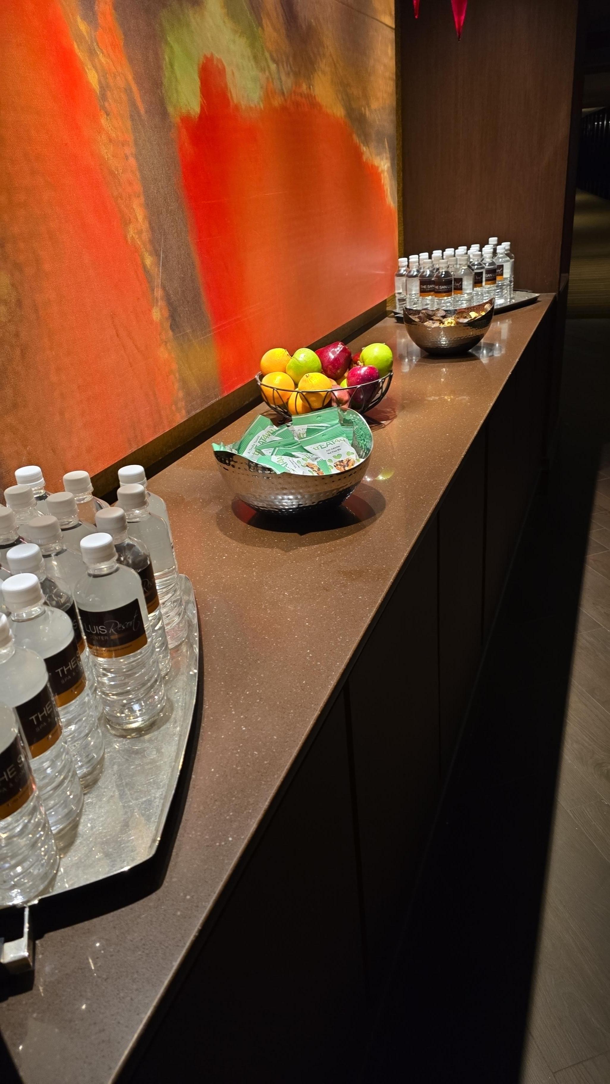 Complimentary refreshments 