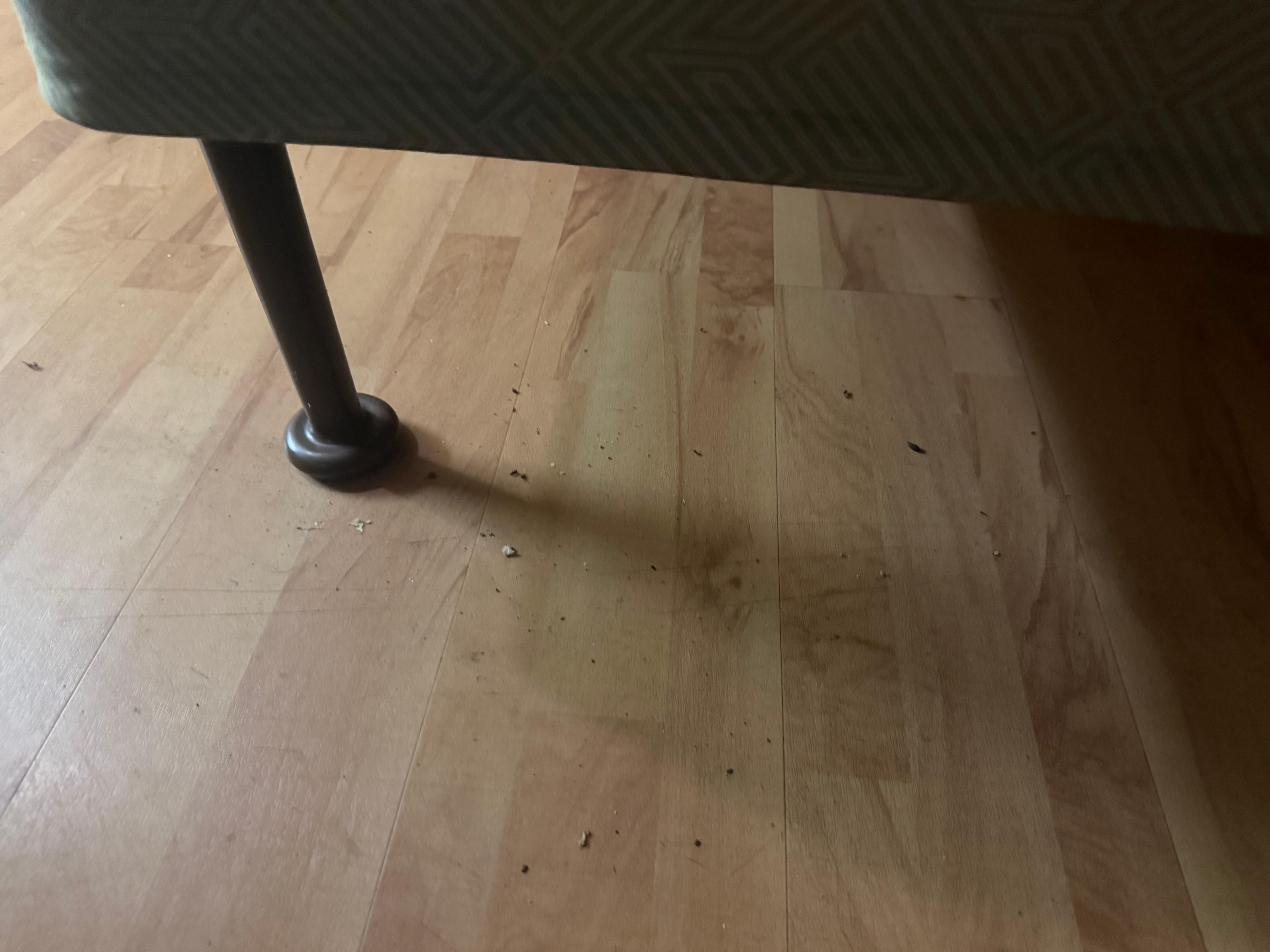 Ashes all over the floors when I checked in 