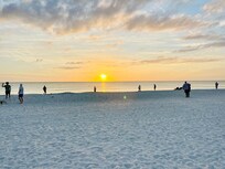 The beach in front of Mainsail