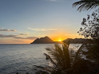 Coucher de soleil pris depuis la maison