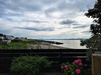 Right on the beach!
