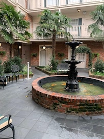Courtyard fountain