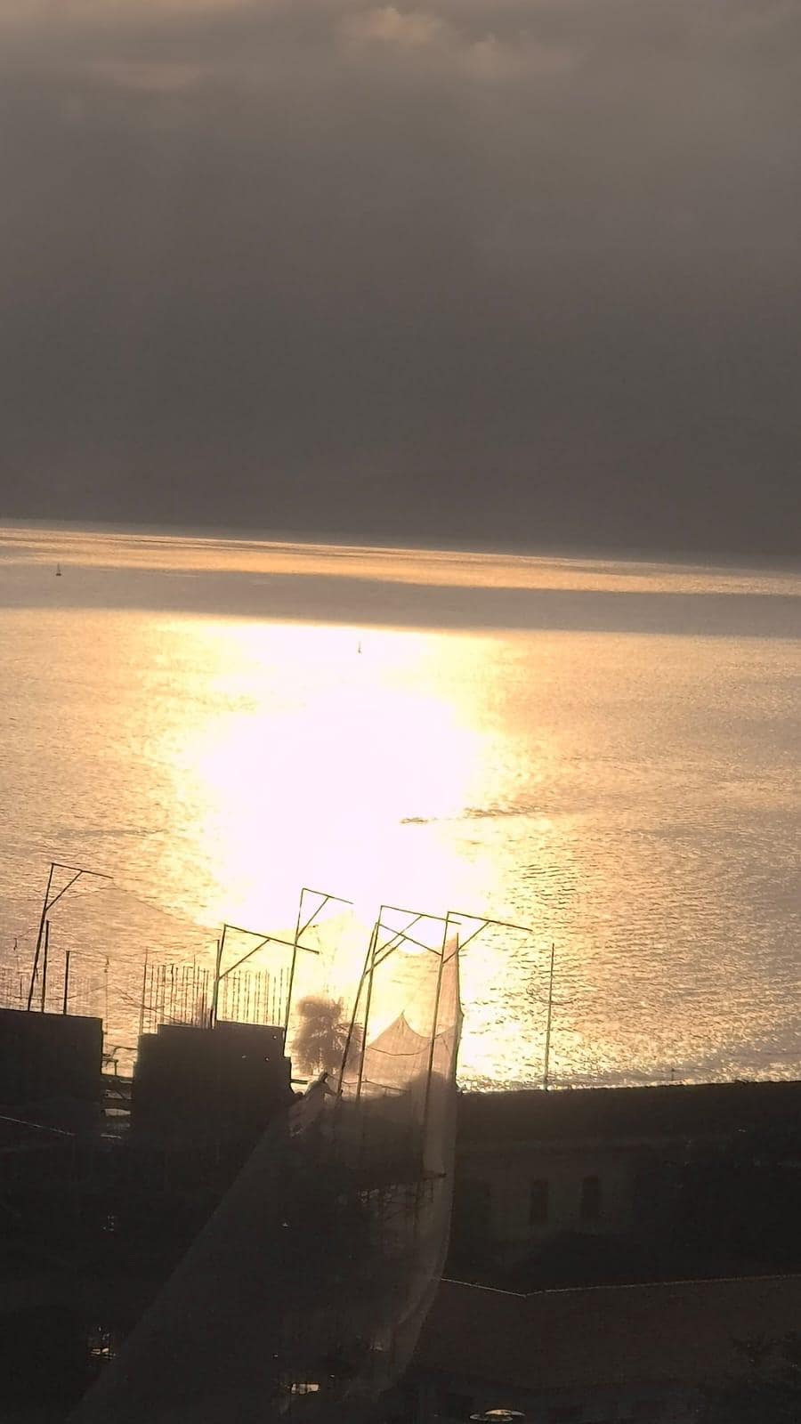 Vista da janela do quarto.