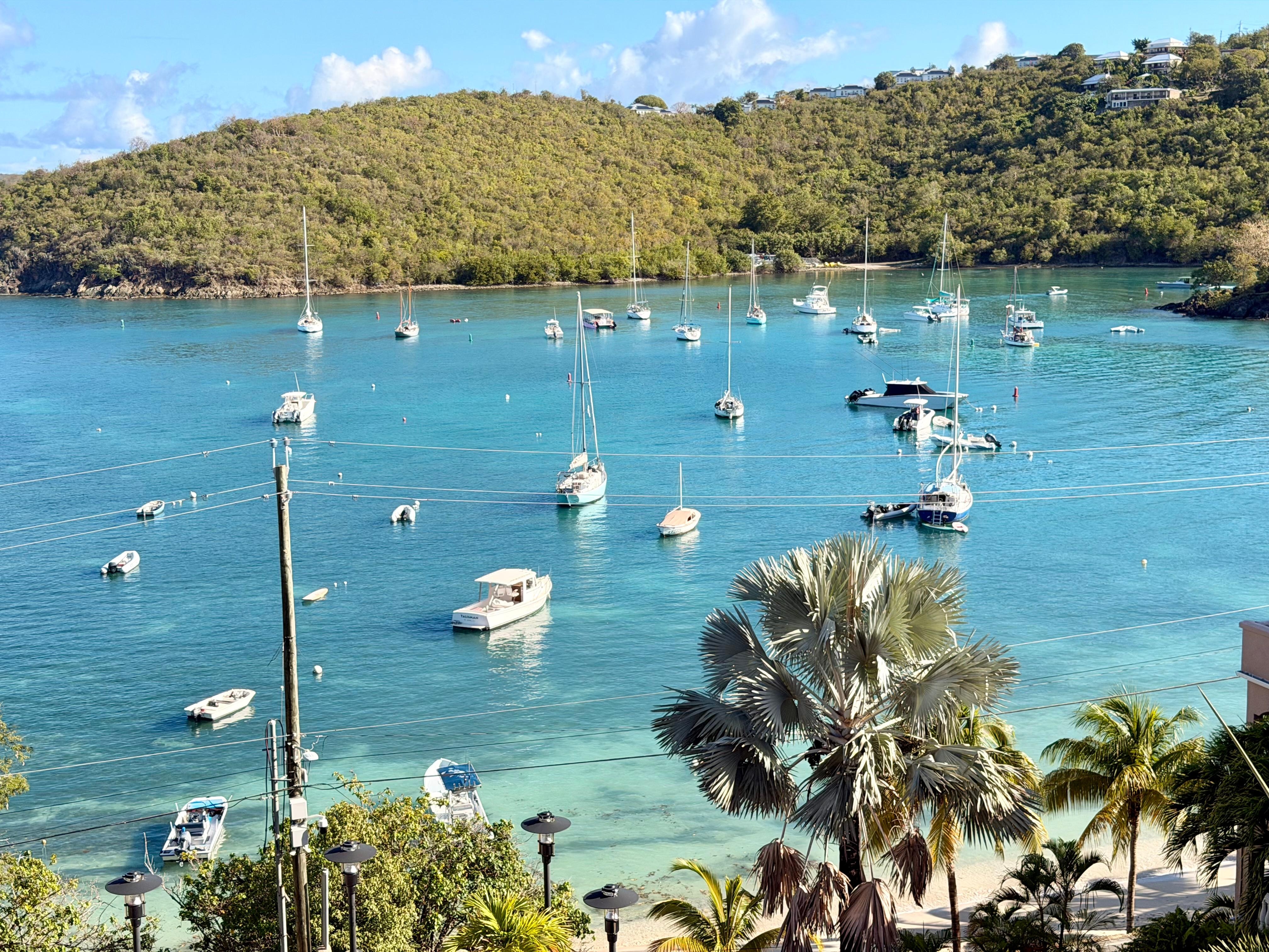 View from the balcony. 