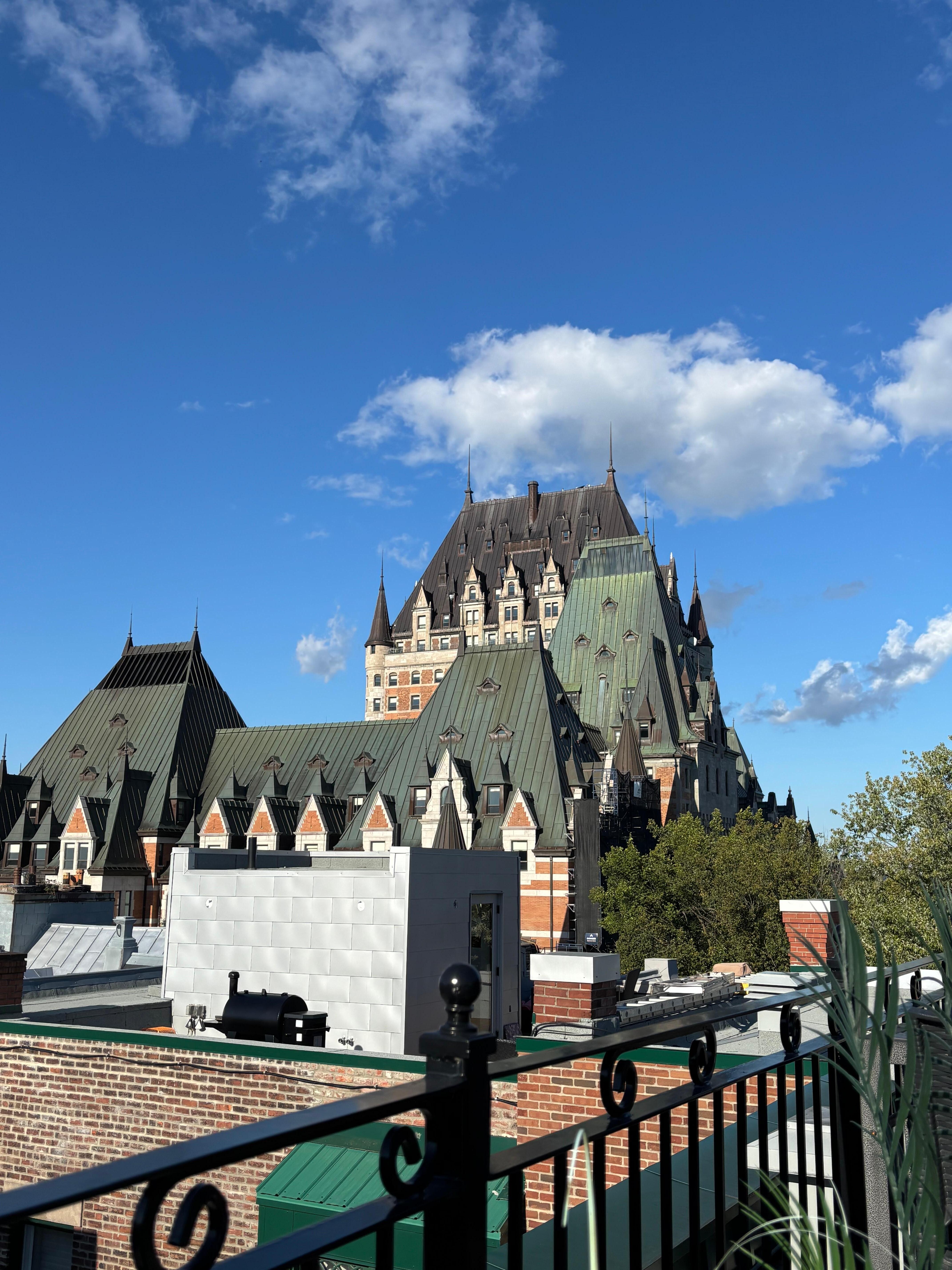 From rooftop of the motel 