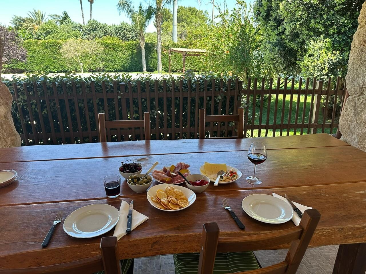 Lunch on the terrace