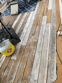 Deck in disrepair