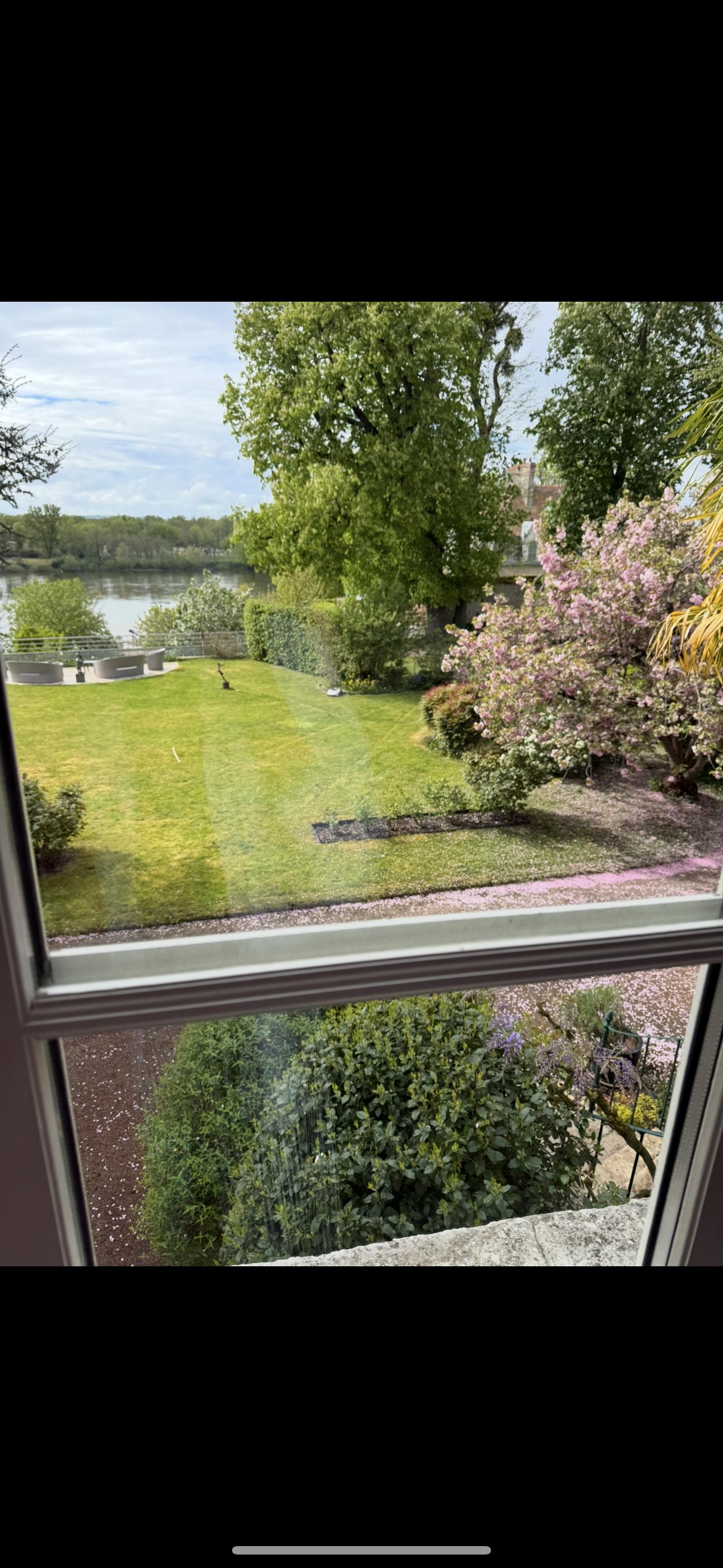 View of the river from my bedroom window…