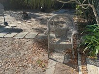 Damaged outdoor furniture - unusable