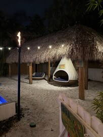 Adults only campfire area