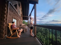 My boys enjoying the view!
