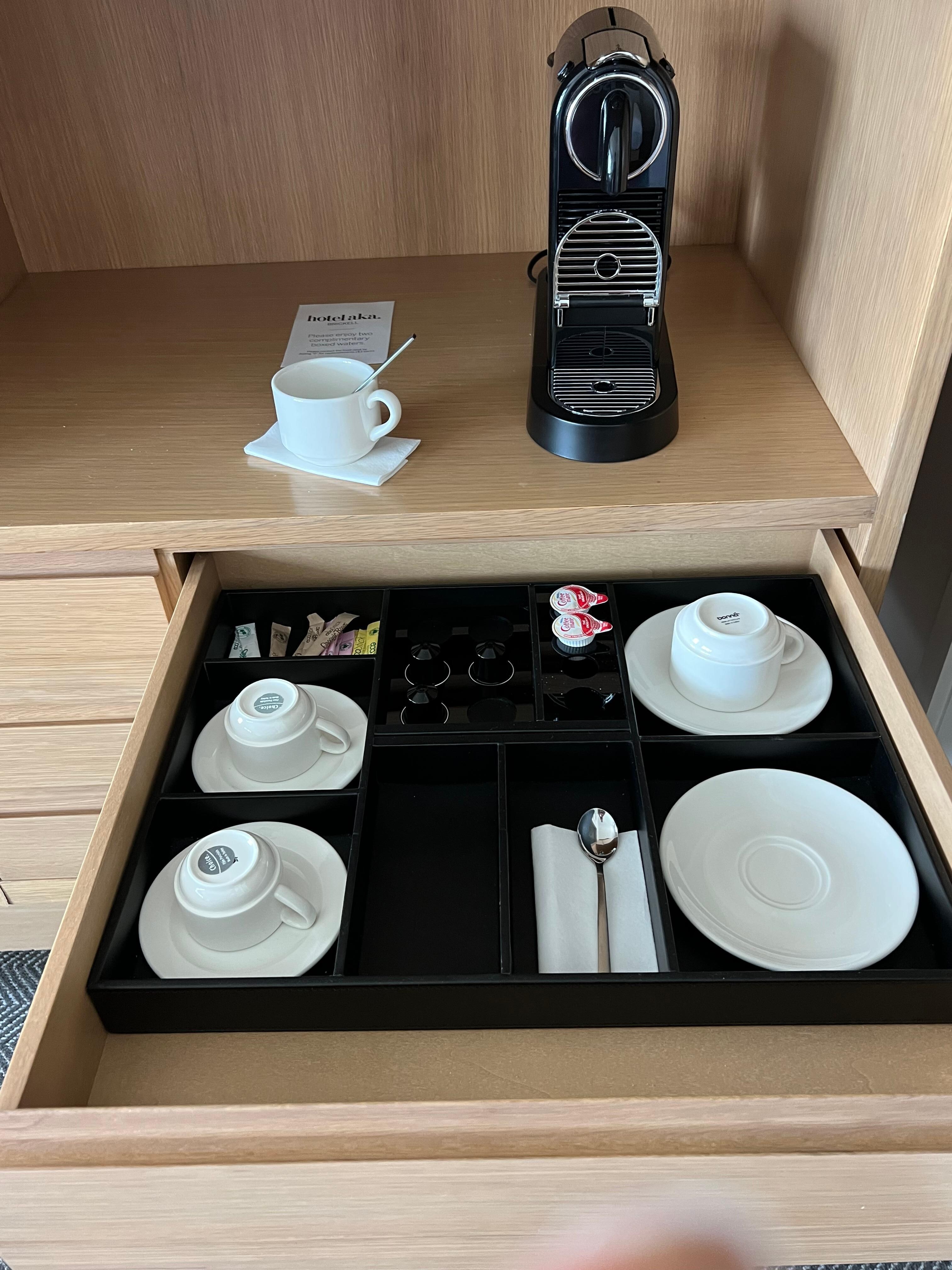 Coffe station in room
