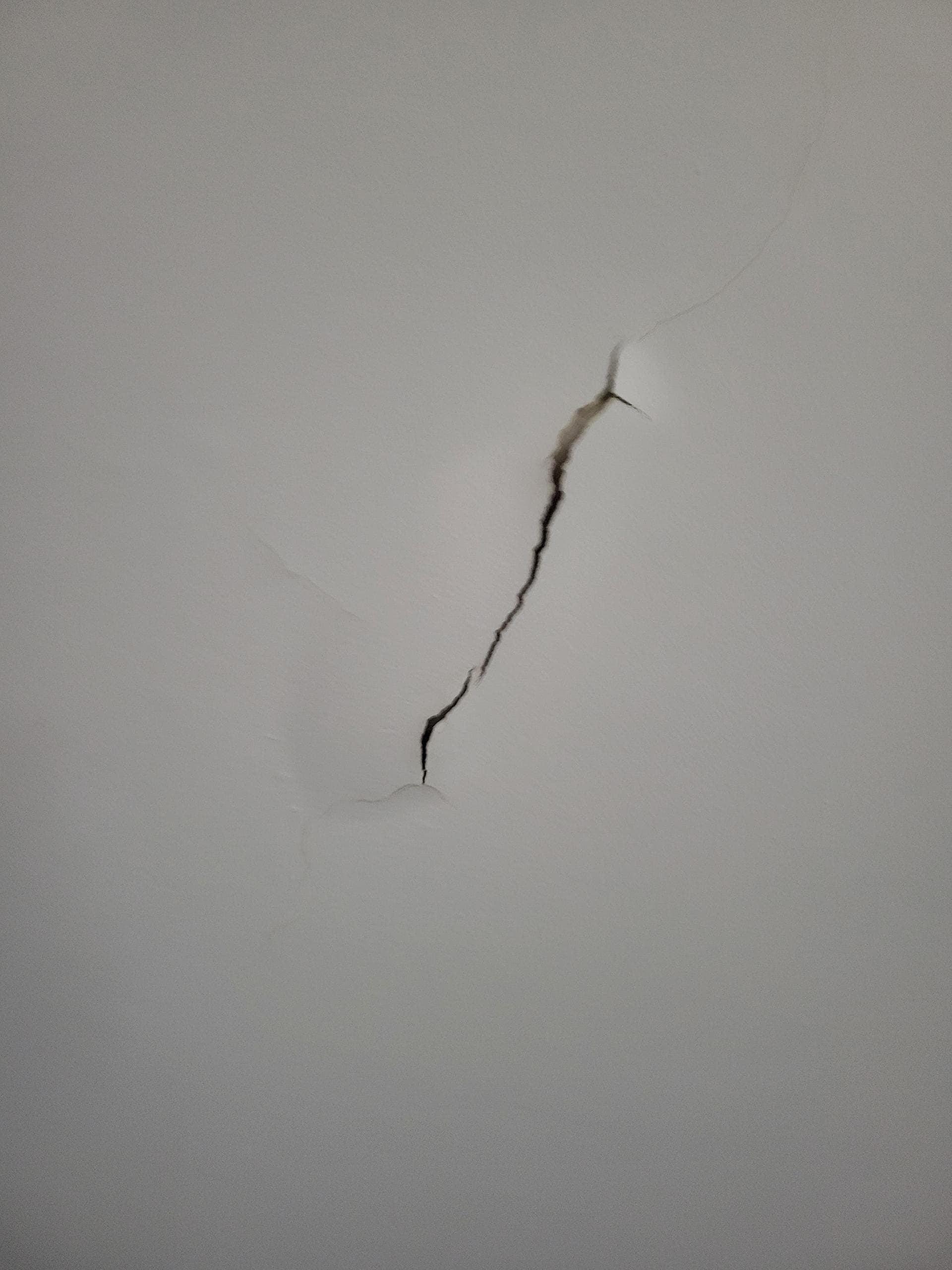 One of several ceiling leaks 