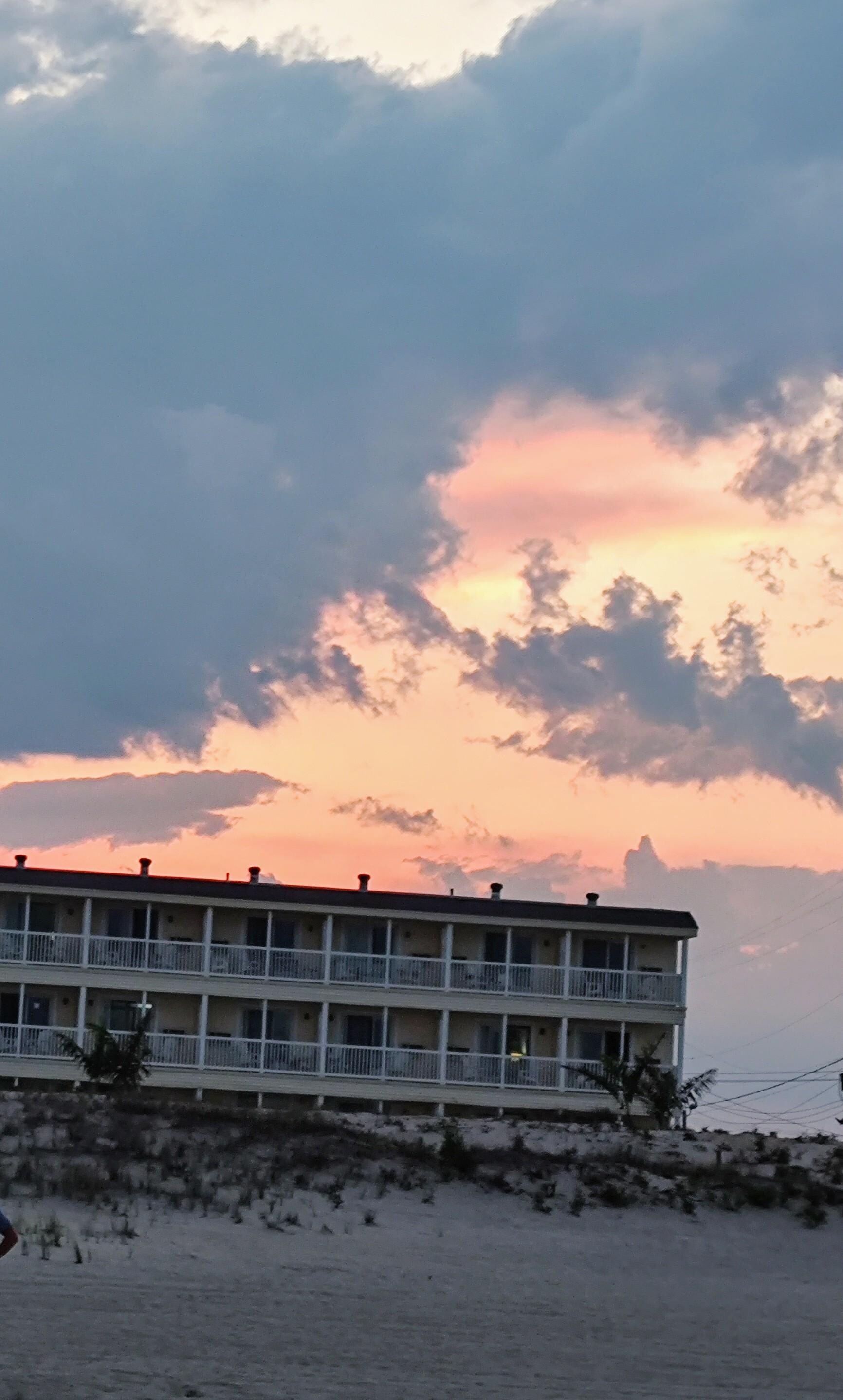 Sunset from the beach 