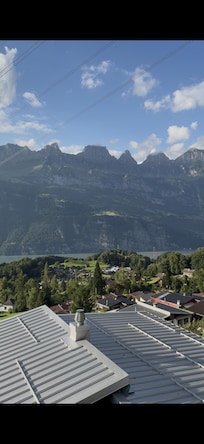 Ausblick vom Balkon