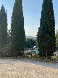 Vista sulla piscina