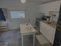 View of kitchen area