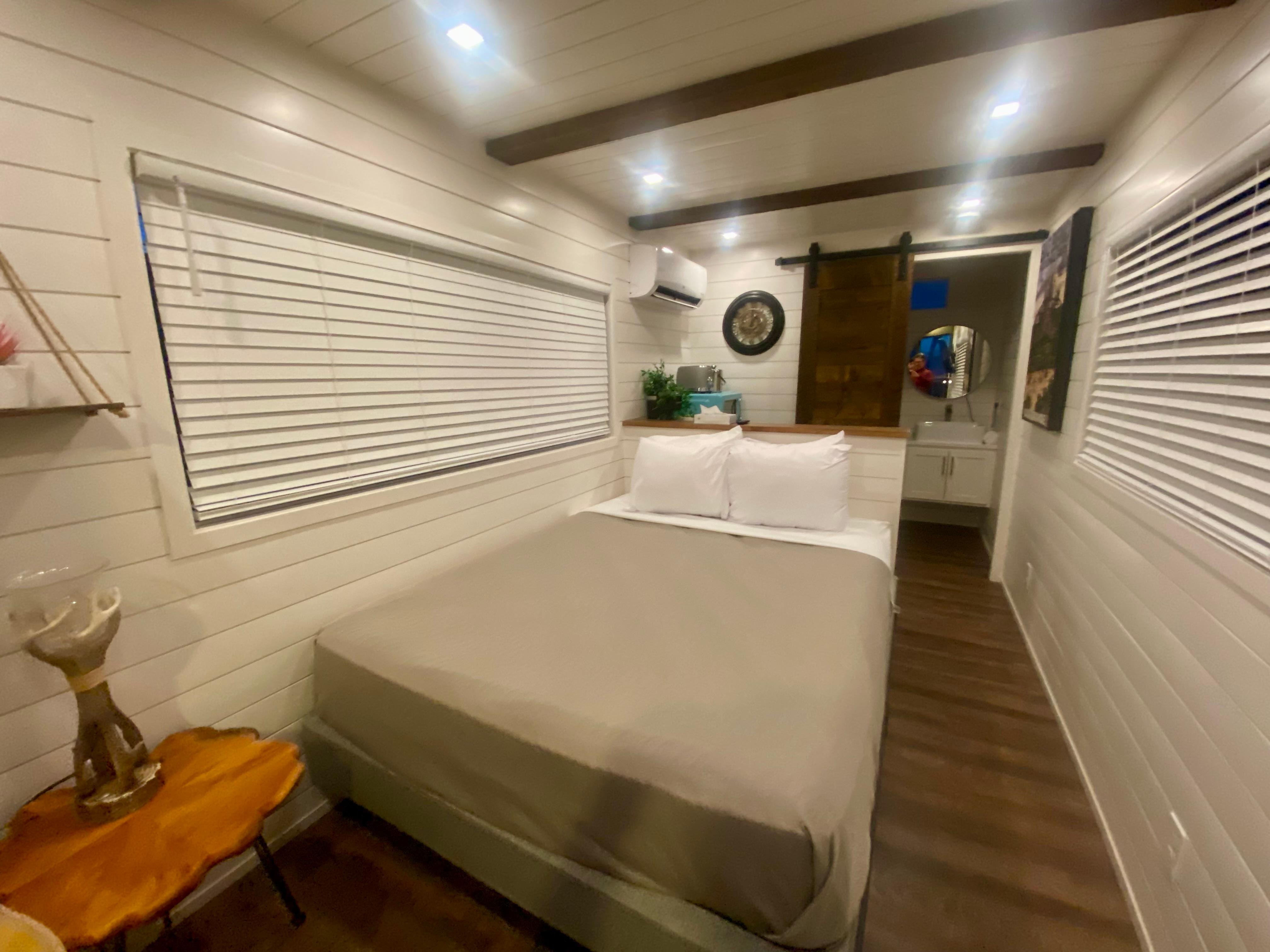 Inside the container room