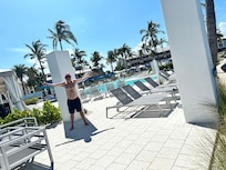 3 pools to choose from and bar