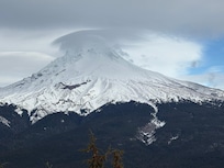 Mt Hood right up the road