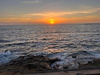 Sunset view from our patio