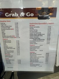 The grab and go section was nice.