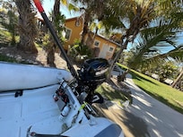 Looking back from the driveway at the end of a perfect day