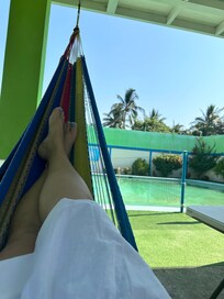 Muy relajante estar en la playa cómoda y con todas lo que ofrece este hotel.