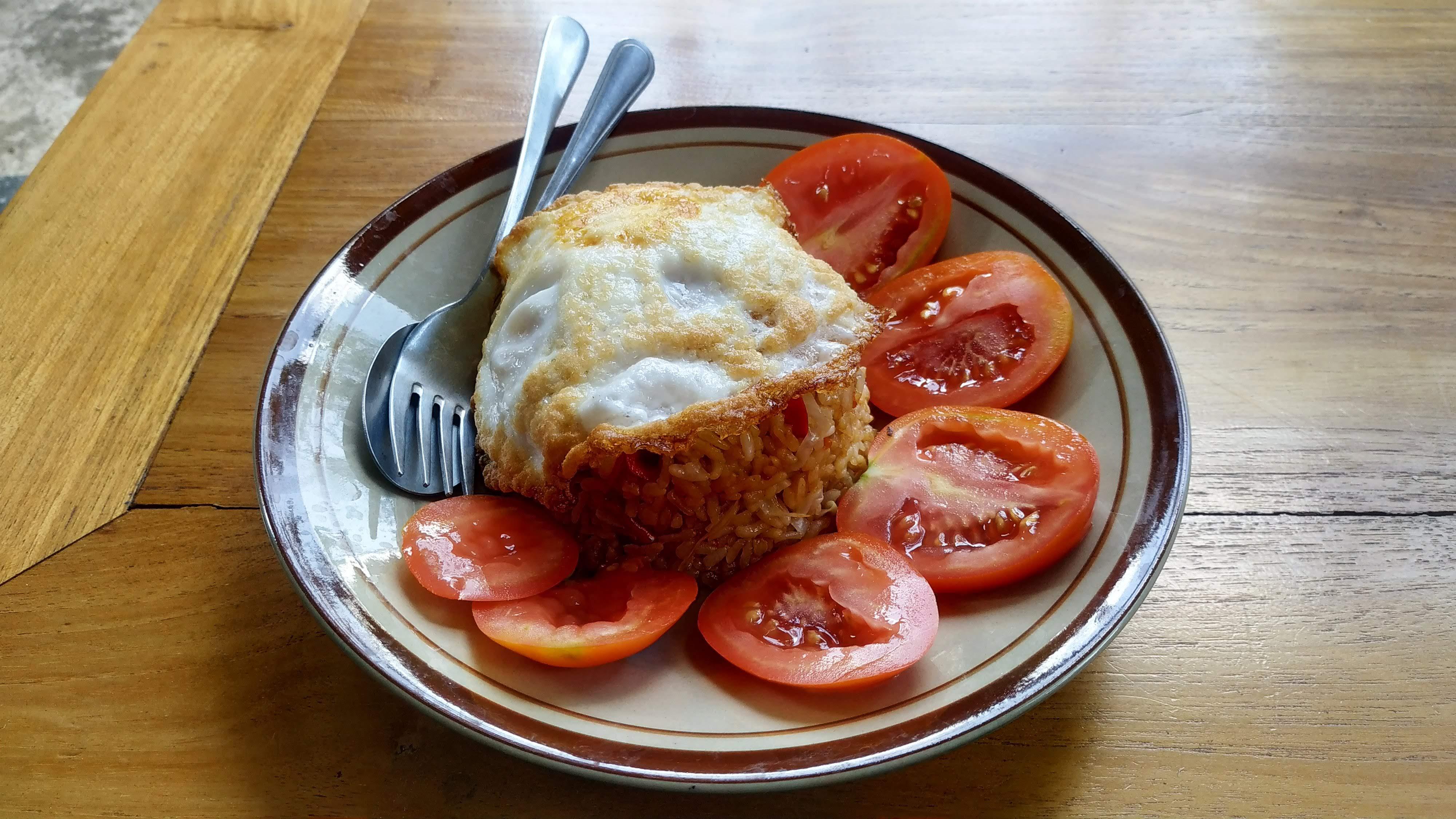 Fried rice breakfast 