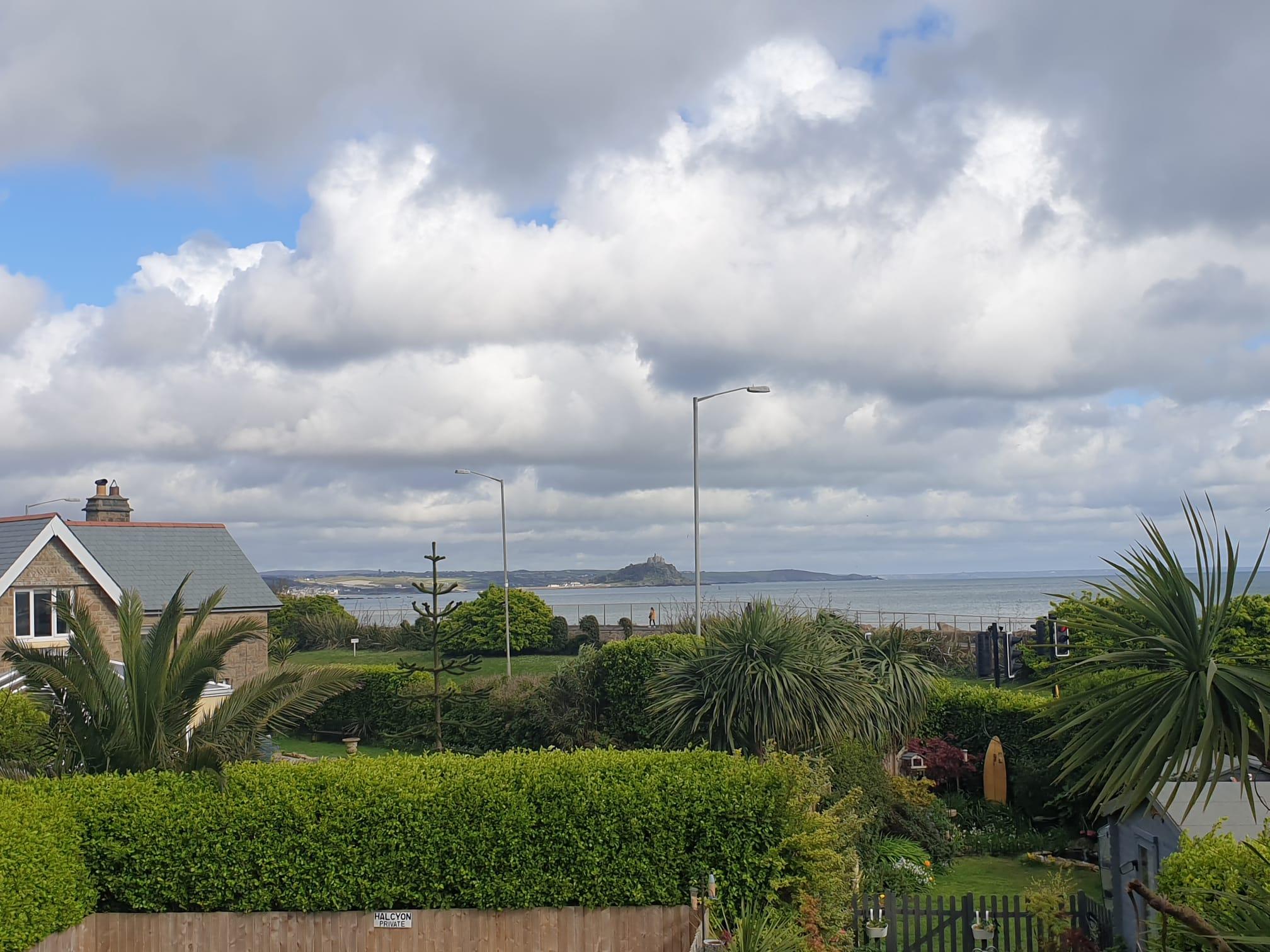 The view from this room was brilliant looking towards Marazion and St. Michael’s Mount from a private balcony.