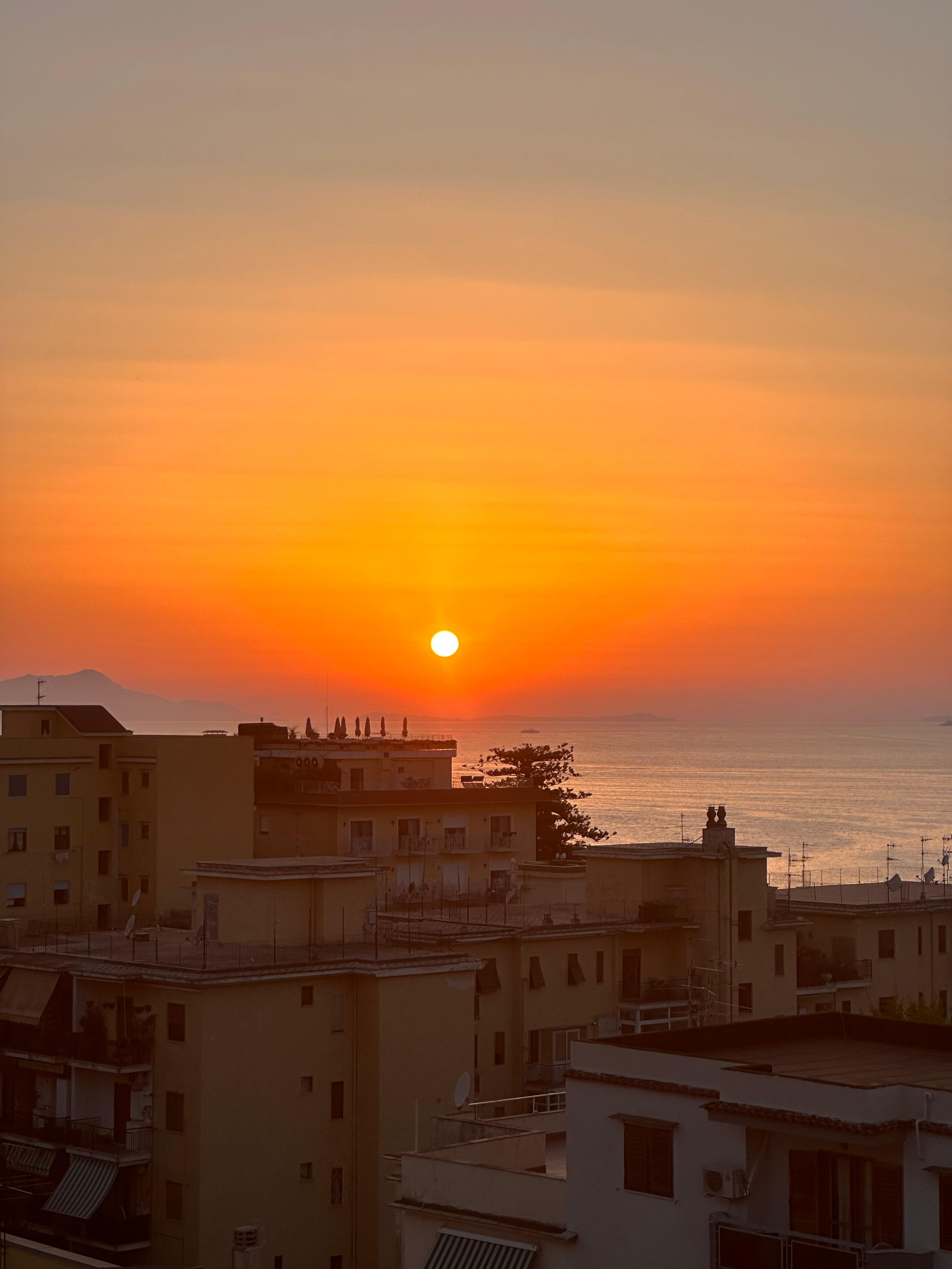 From roof terrace