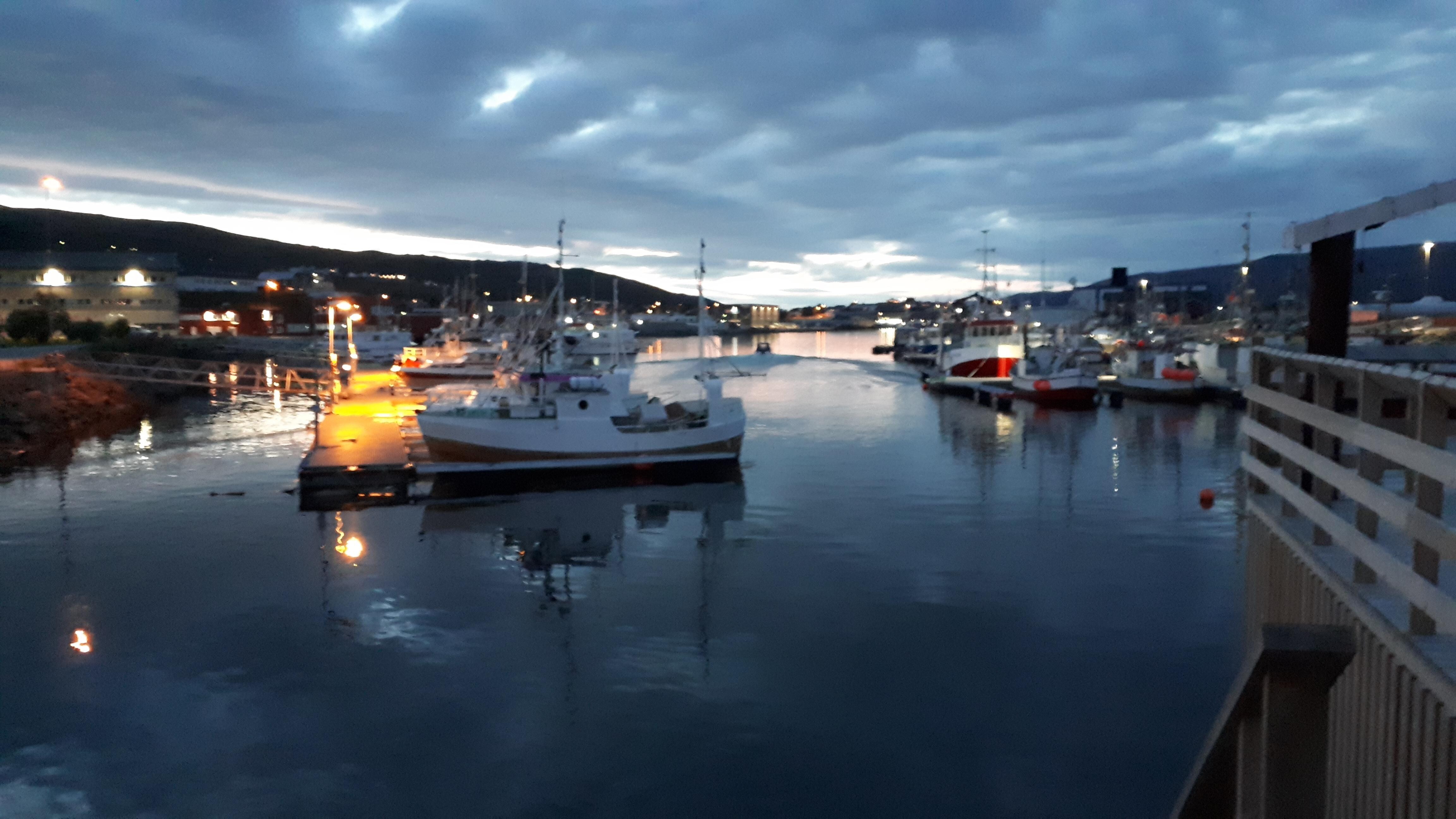 Brygga nær hotellet.