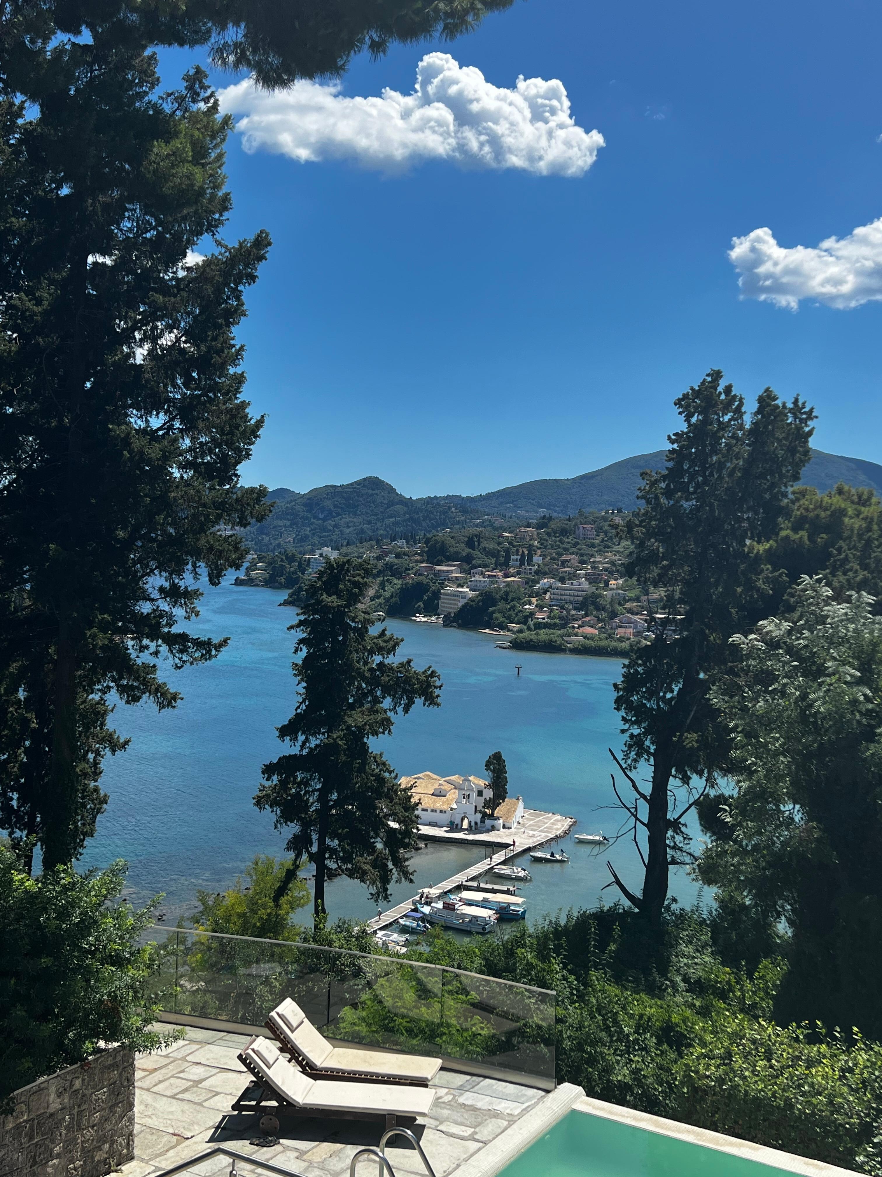 View from our balcony. 