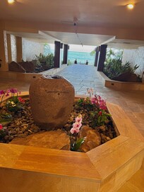 View heading out to the beach.