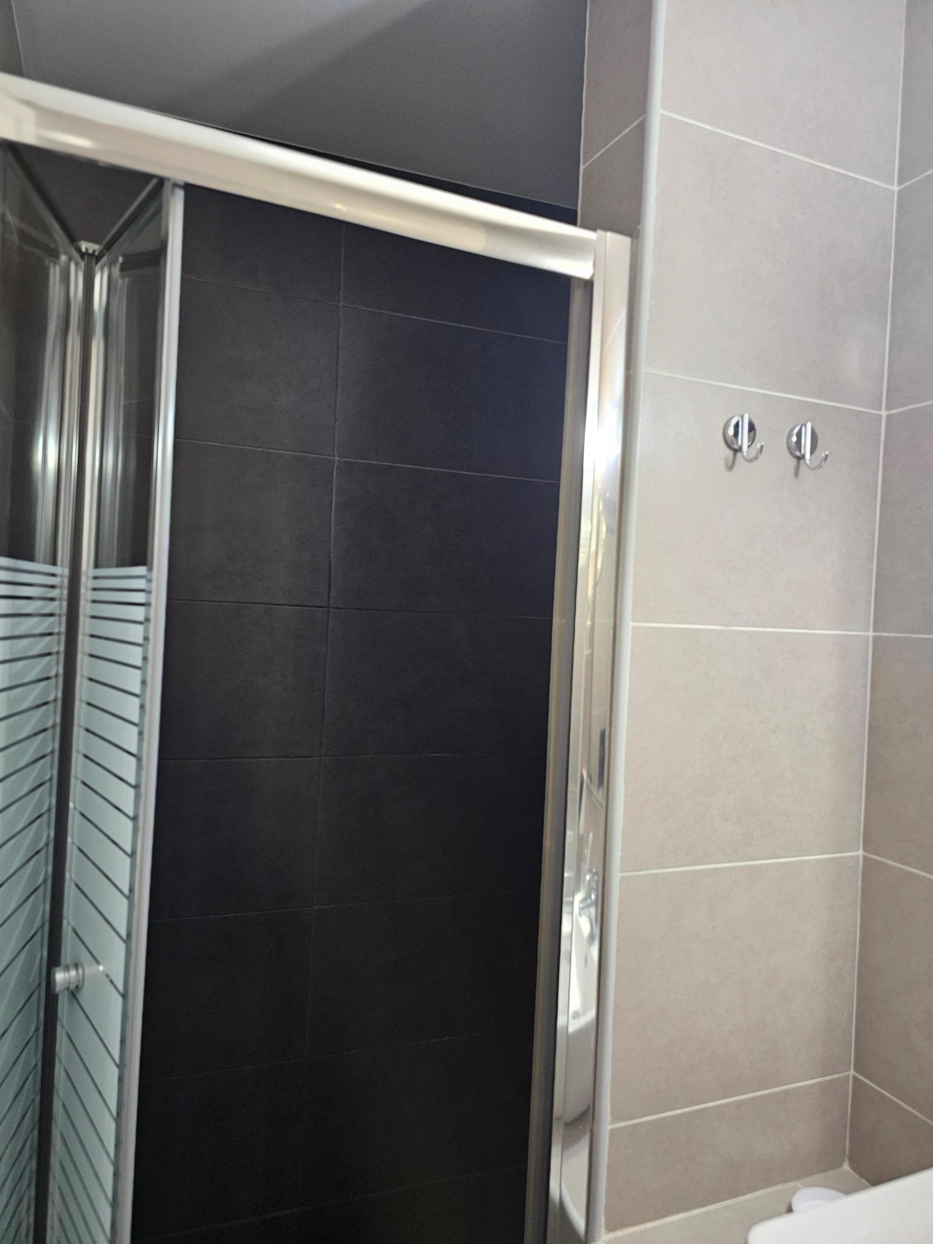 Need a more lighting to shower. 