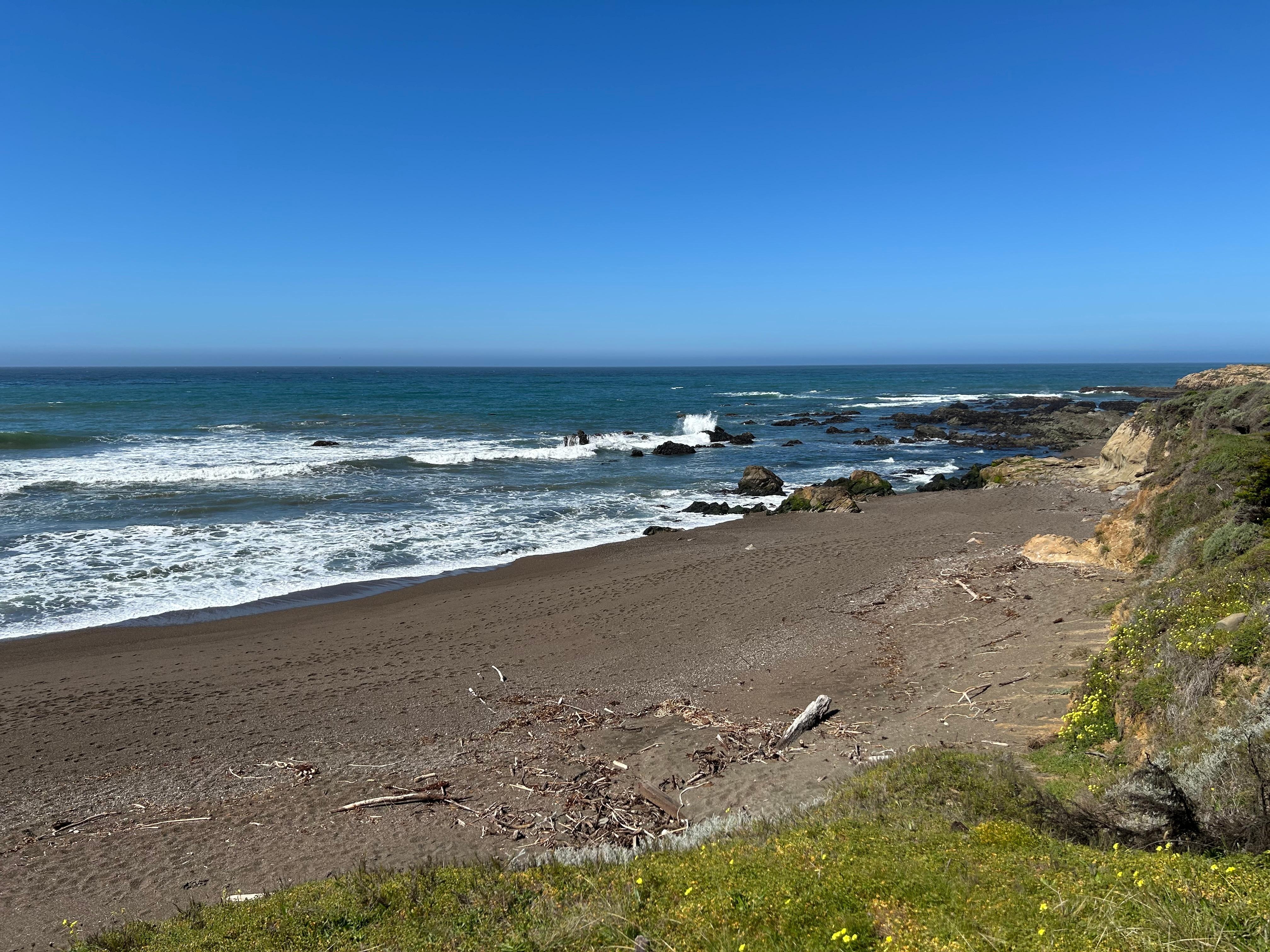 Moonstone beach across the street from the Inn