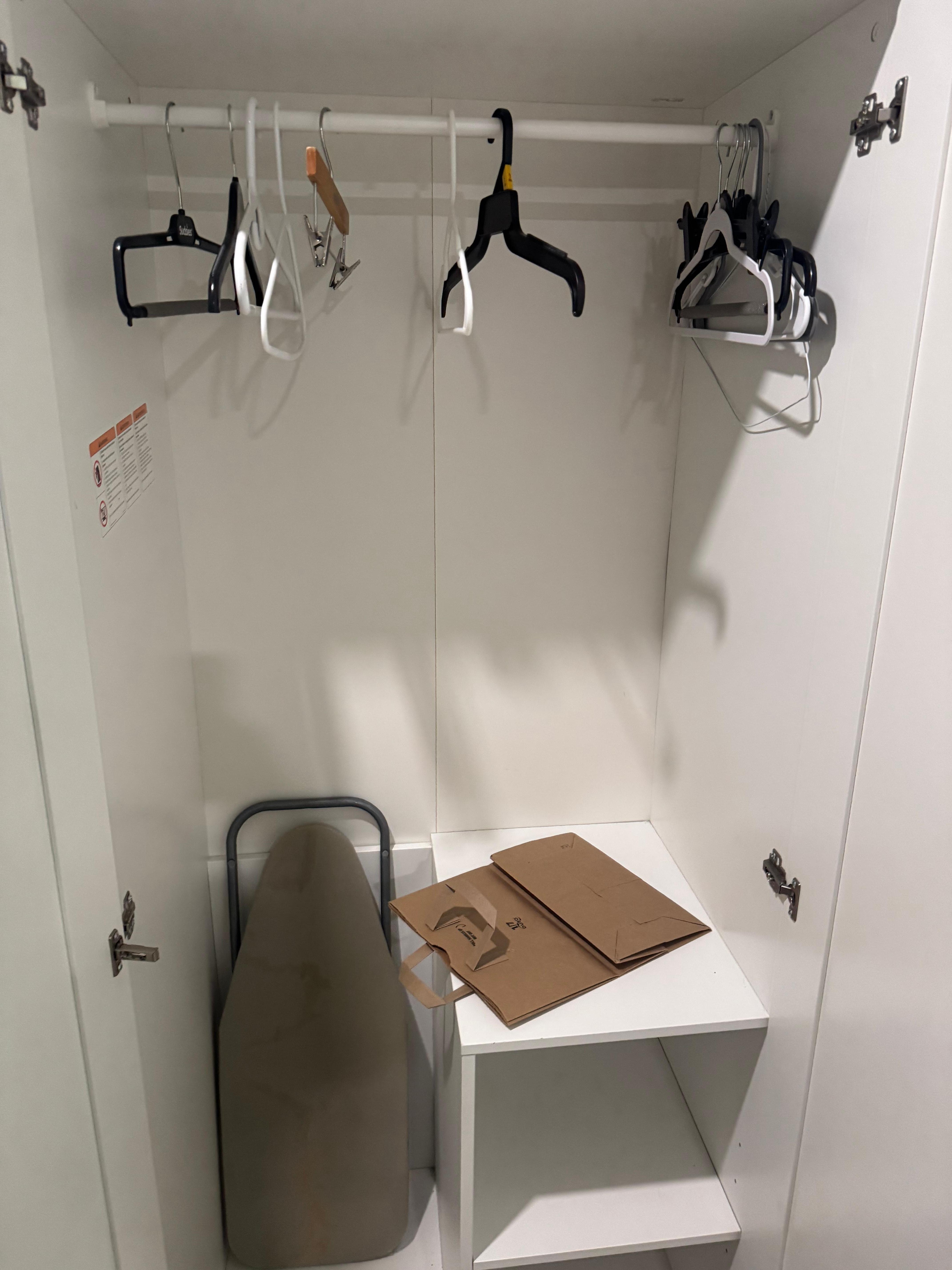 Hangers don’t even match, some were broken. 