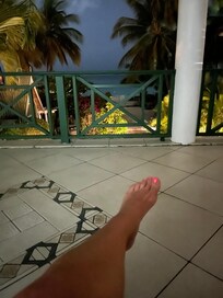 Evening view from balcony